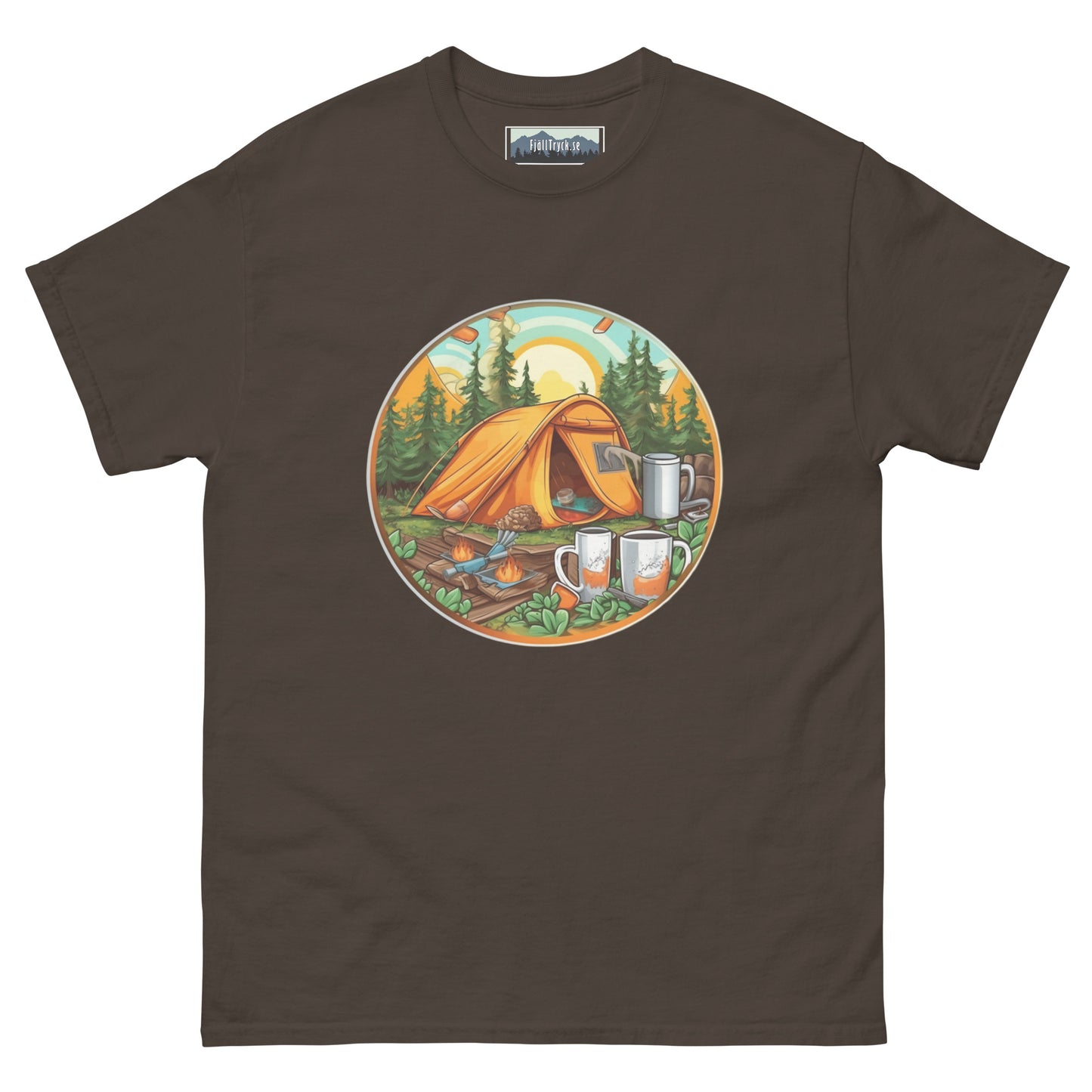 Morning Coffee at Camp - Tshirt