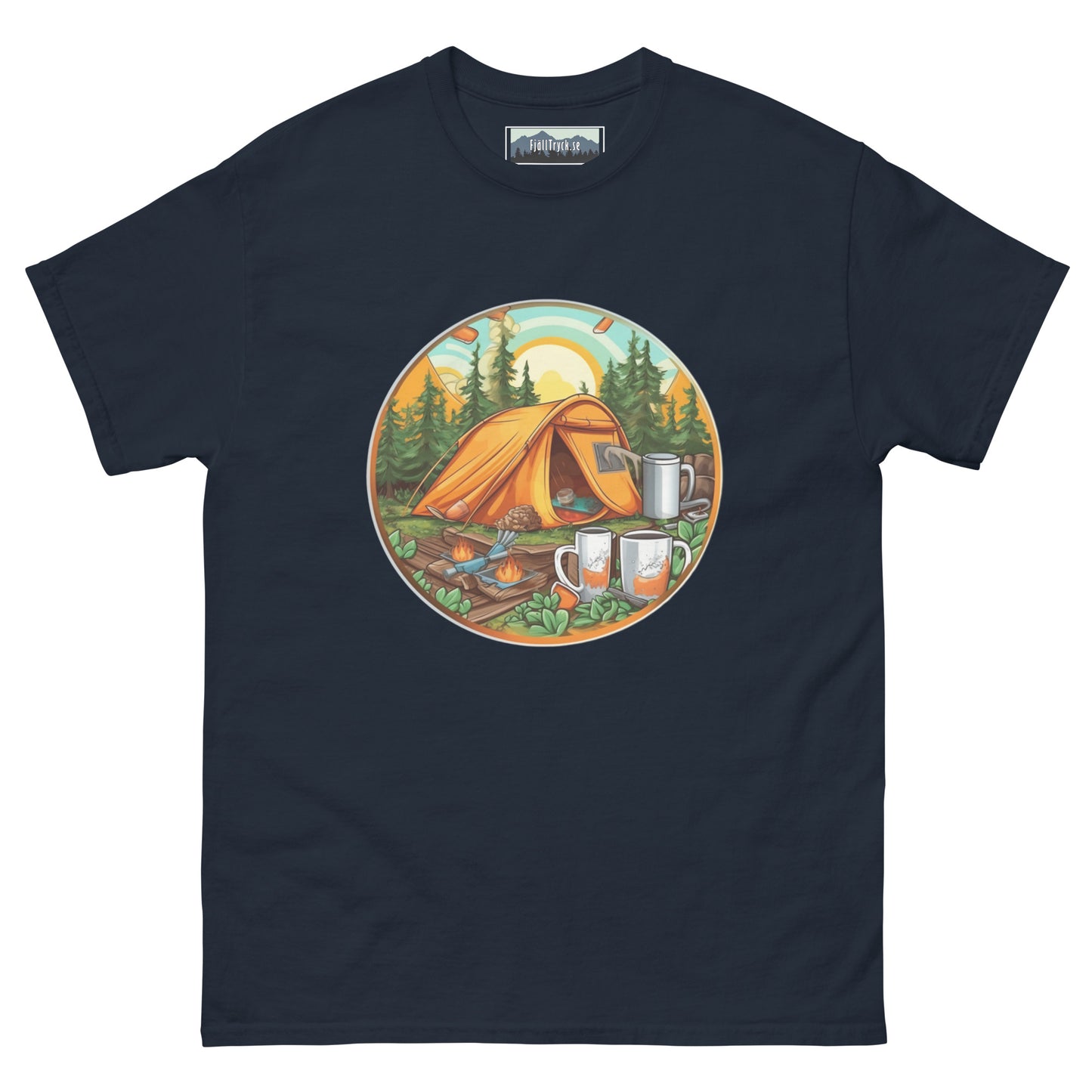 Morning Coffee at Camp - Tshirt