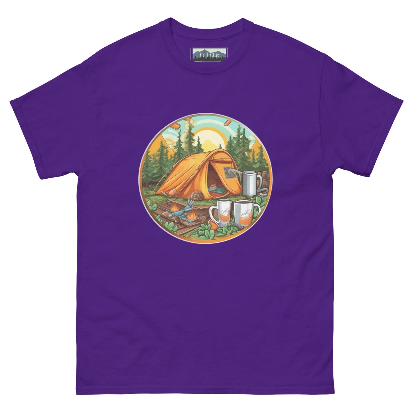 Morning Coffee at Camp - Tshirt