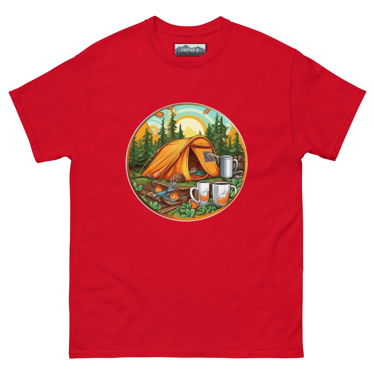 Morning Coffee at Camp - Tshirt